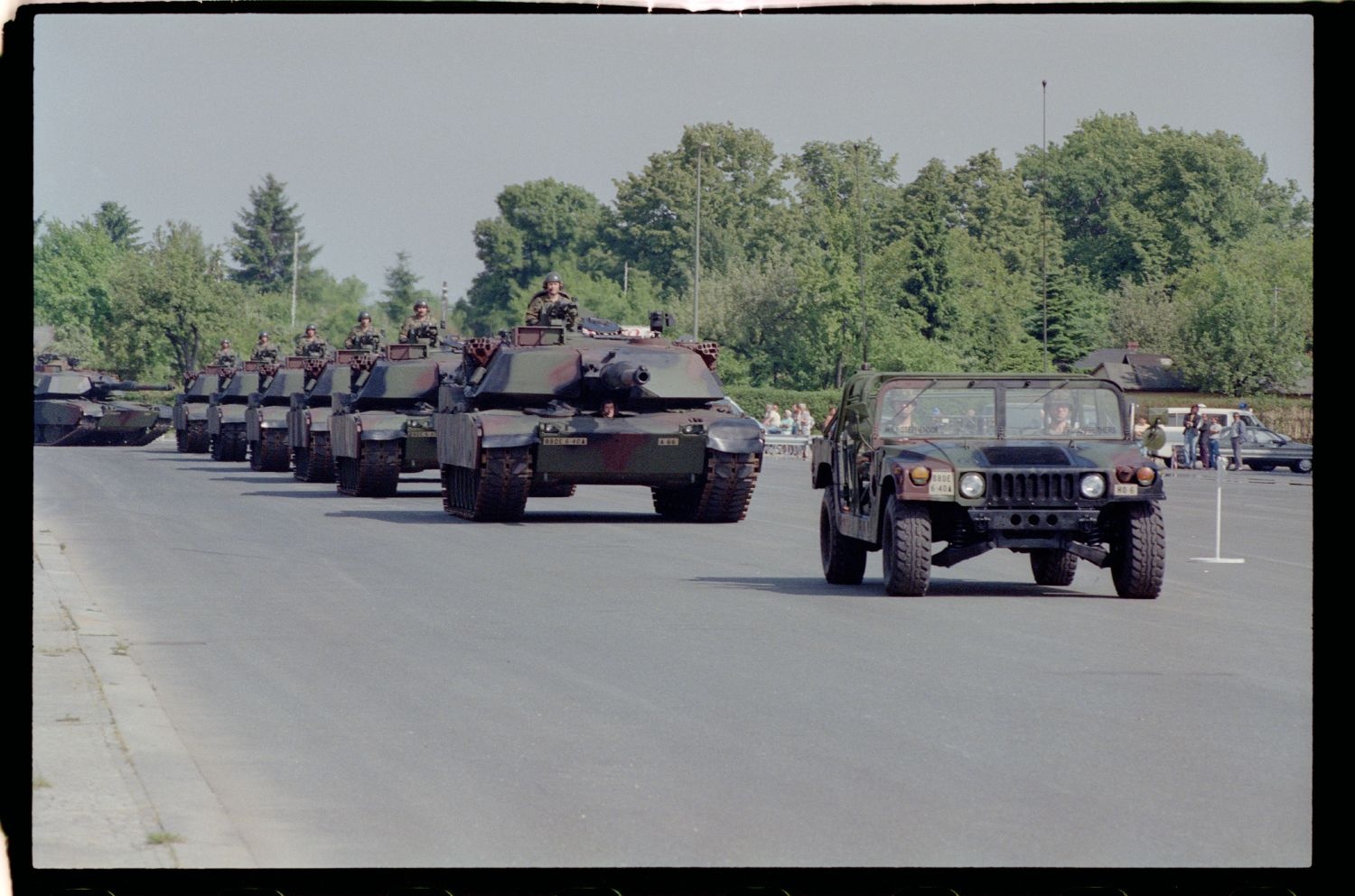 Fotografie: Außerdienststellung des 40th Armor Regiment in Berlin-Lichterfelde