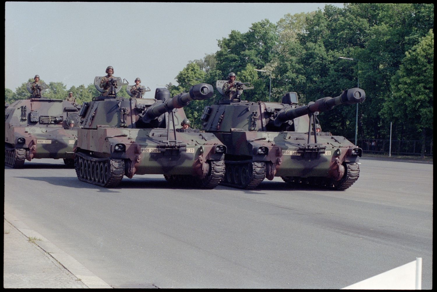 Fotografie: Außerdienststellung des 40th Armor Regiment in Berlin-Lichterfelde