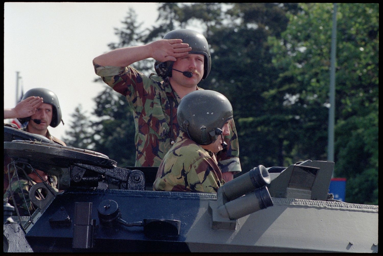 Fotografie: Außerdienststellung des 40th Armor Regiment in Berlin-Lichterfelde