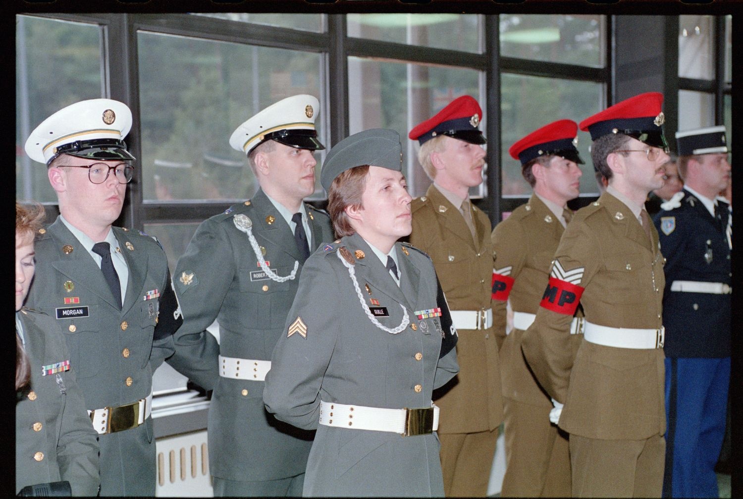 Fotografie: Schließung des Allied Checkpoint Bravo in Berlin-Zehlendorf