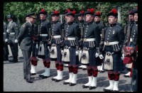 Fotografie: Offizielle Verabschiedung von US-Stadtkommandant Major General John H. Mitchell in Berlin-Dahlem