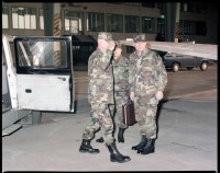 Fotografie: Besuch von Sergeant Major of the Army Glen E. Morrell in West-Berlin
