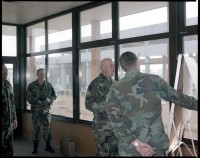 Fotografie: Besuch von Sergeant Major of the Army Glen E. Morrell in West-Berlin