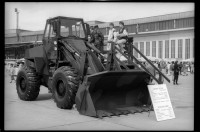 S/w-Fotografie: Tag der offenen Tür auf der Tempelhof Air Base in Berlin-Tempelhof