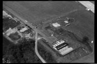 S/w-Fotografie: Tag der offenen Tür auf der Tempelhof Air Base in Berlin-Tempelhof