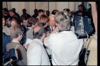 Fotografie: Besuch von Bundespräsident Richard von Weizsäcker beim 6941st Guard Battalion in Berlin-Lichterfelde