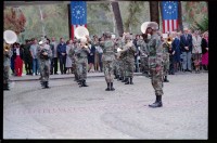 Fotografie: Militärische Zeremonie zur Außerdienststellung des U.S. Army Berlin Command in den Lucius D. Clay Headquarters in Berlin-Dahlem