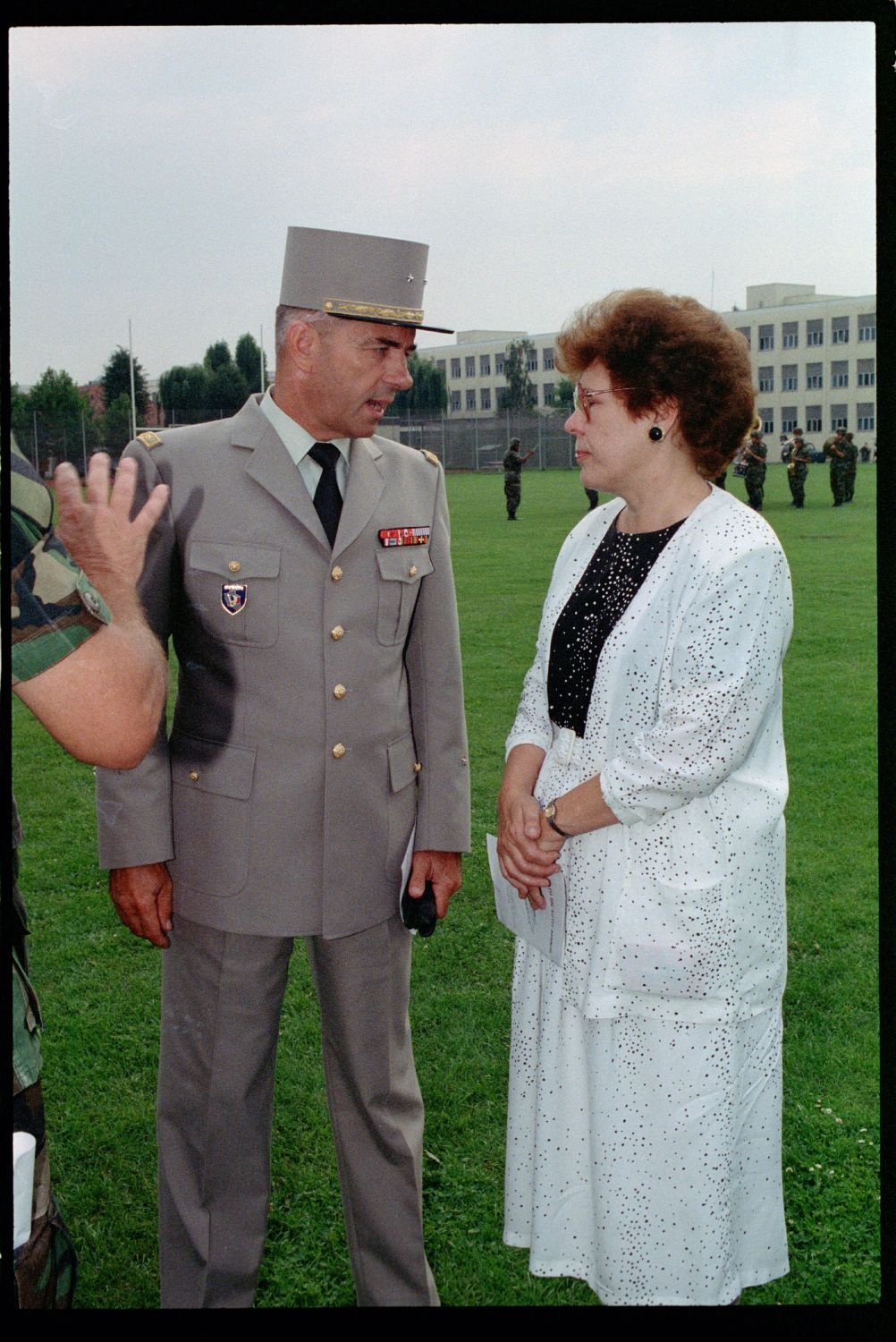 Fotografie: Einholung der Fahne des 40th Armor Regiment der U.S. Army Berlin in Berlin-Lichterfelde