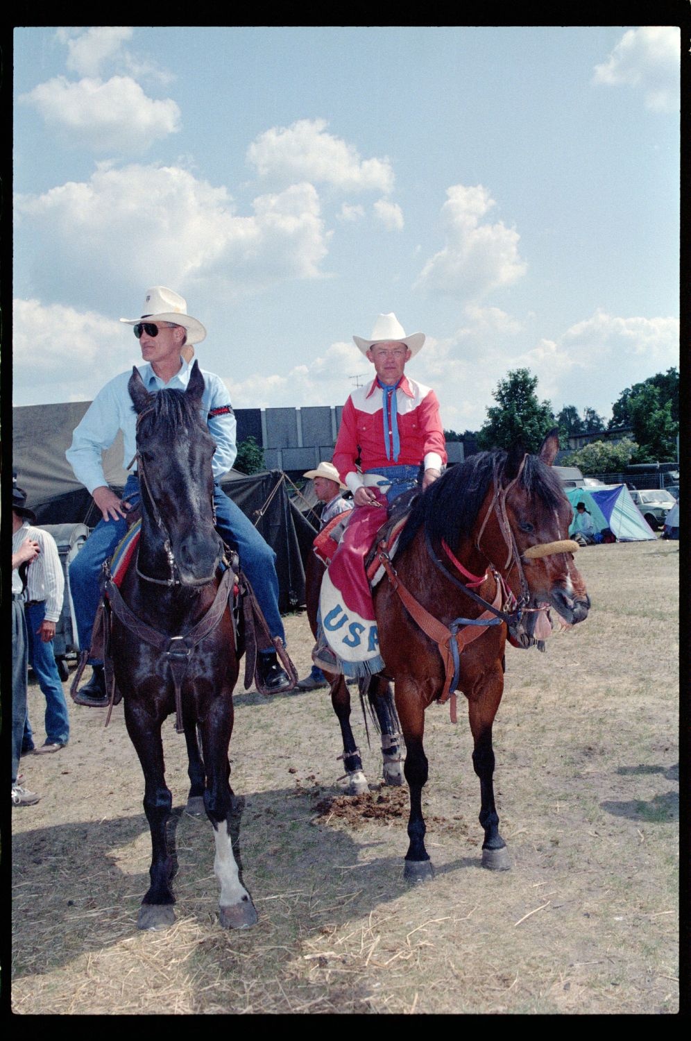 Fotografie: Rodeo/West Fest 92 auf dem Festplatz Deutsch-Amerikanisches Volksfest in Berlin-Dahlem