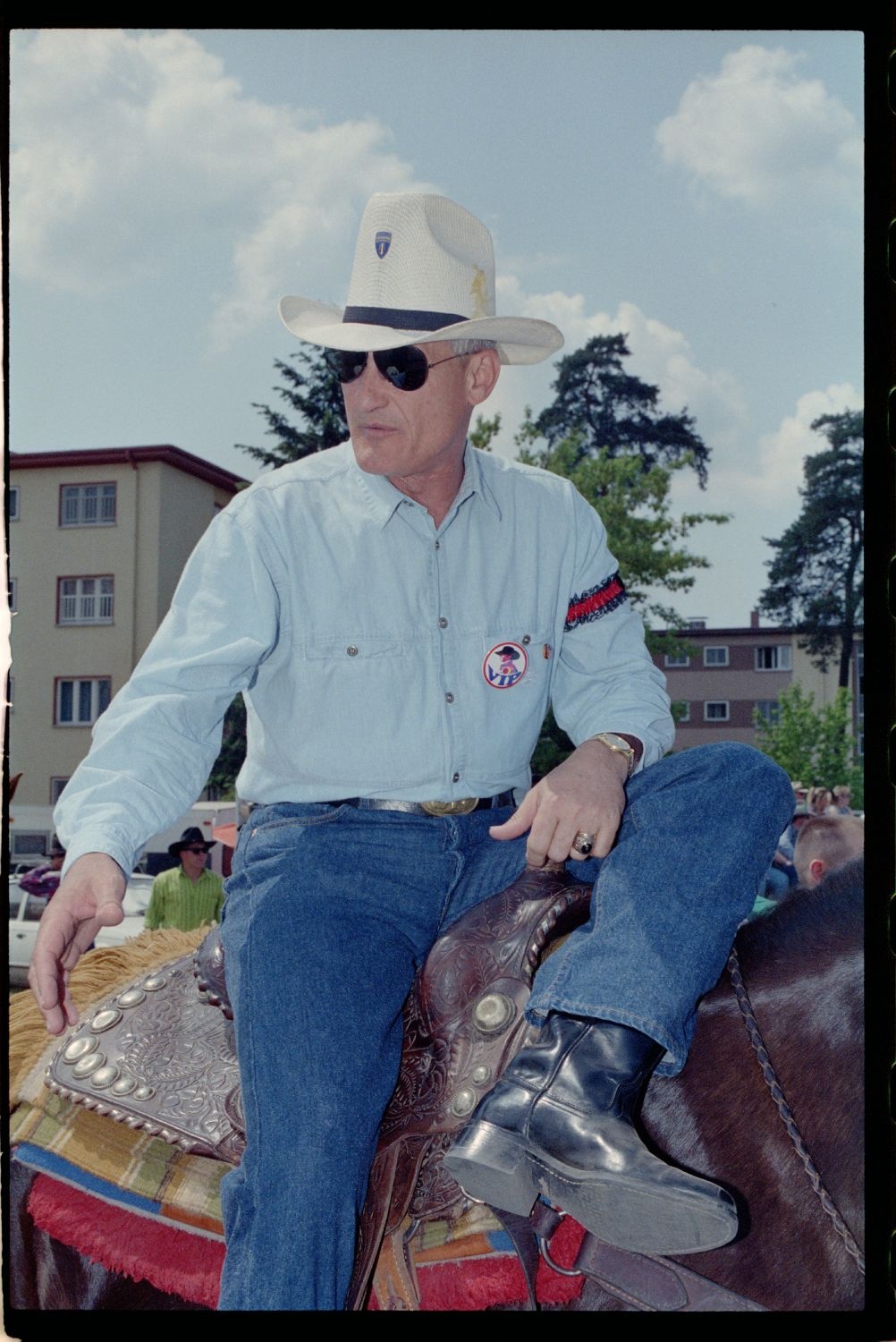 Fotografie: Rodeo/West Fest 92 auf dem Festplatz Deutsch-Amerikanisches Volksfest in Berlin-Dahlem