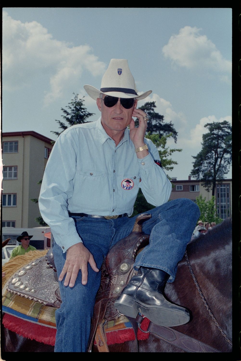 Fotografie: Rodeo/West Fest 92 auf dem Festplatz Deutsch-Amerikanisches Volksfest in Berlin-Dahlem