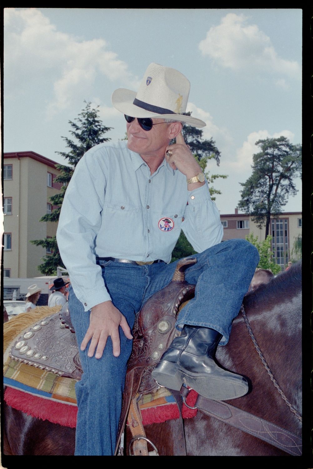 Fotografie: Rodeo/West Fest 92 auf dem Festplatz Deutsch-Amerikanisches Volksfest in Berlin-Dahlem