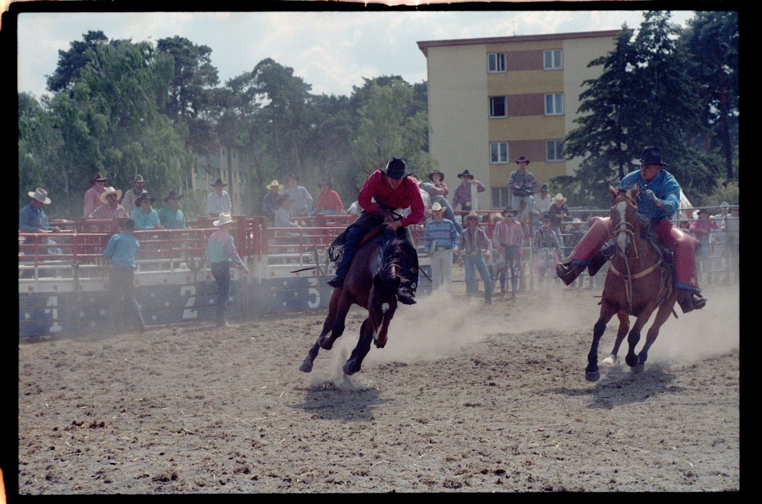 Fotografie: Rodeo/West Fest 92 auf dem Festplatz Deutsch-Amerikanisches Volksfest in Berlin-Dahlem