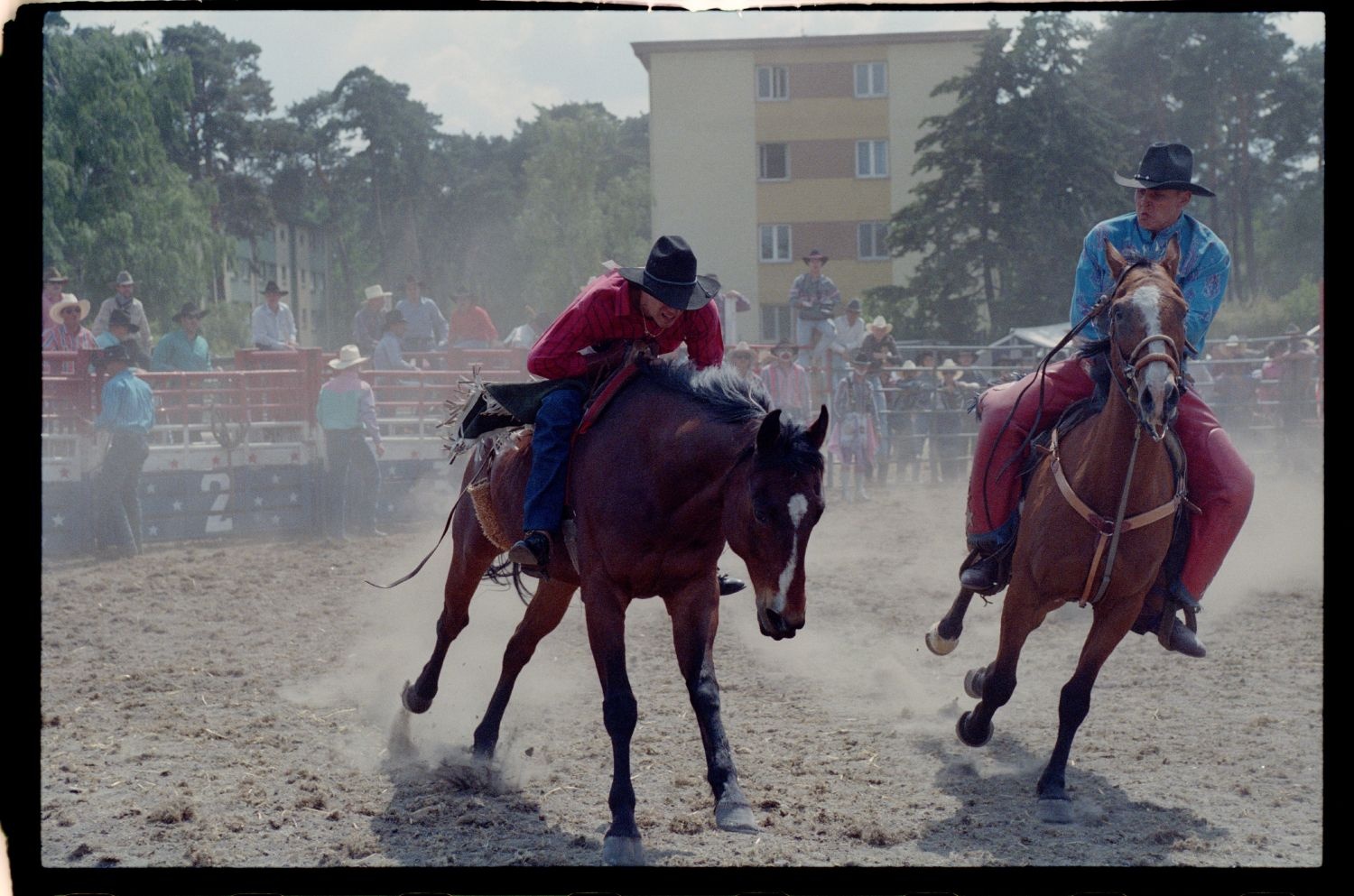 Fotografie: Rodeo/West Fest 92 auf dem Festplatz Deutsch-Amerikanisches Volksfest in Berlin-Dahlem