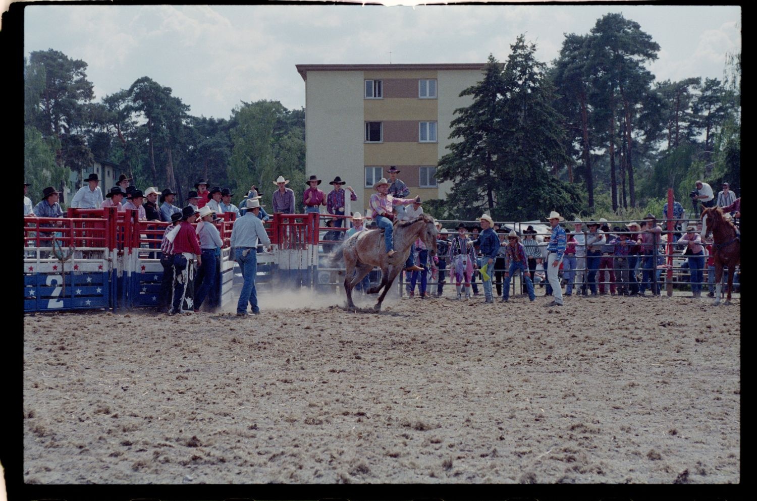 Fotografie: Rodeo/West Fest 92 auf dem Festplatz Deutsch-Amerikanisches Volksfest in Berlin-Dahlem