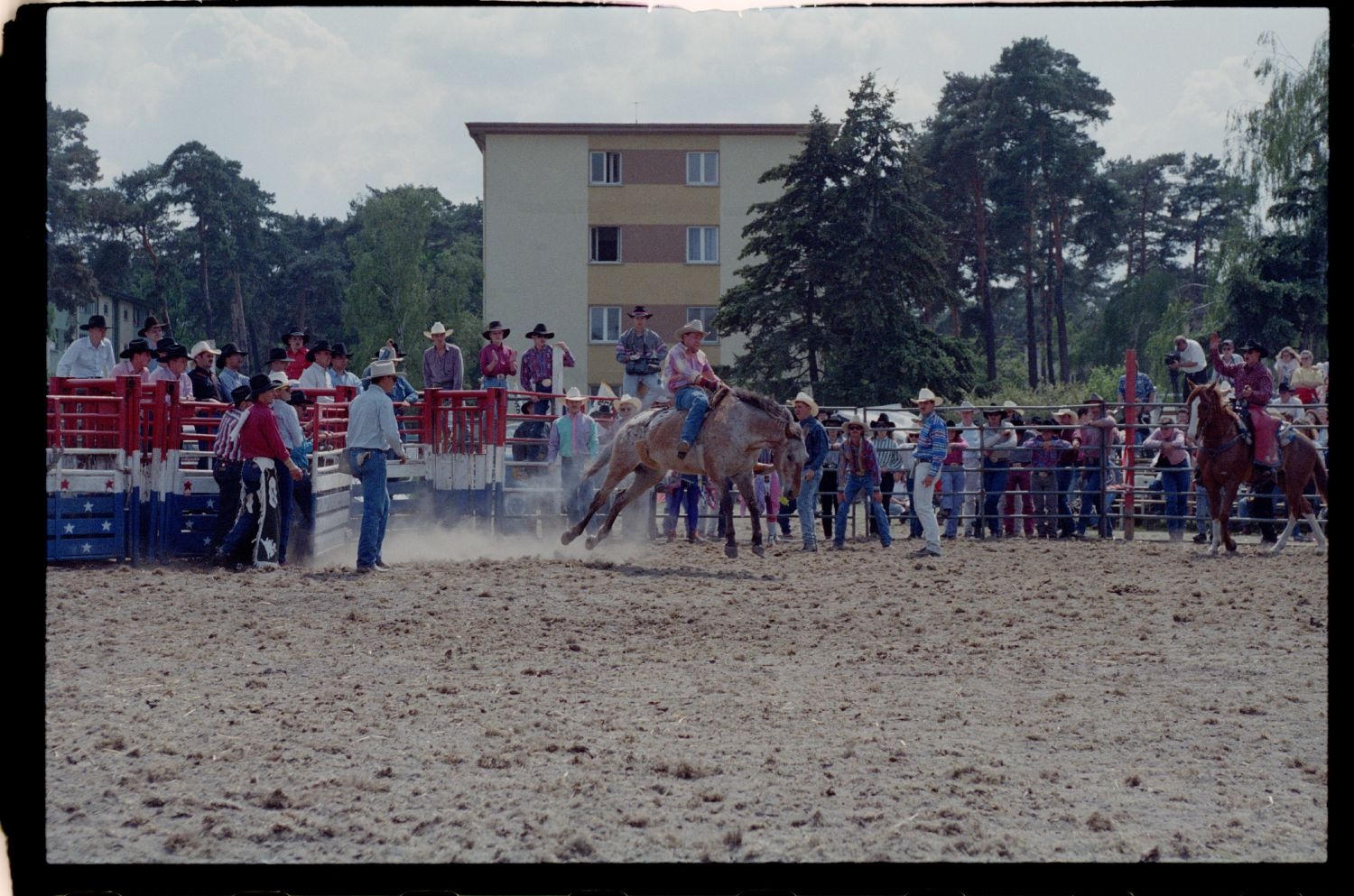 Fotografie: Rodeo/West Fest 92 auf dem Festplatz Deutsch-Amerikanisches Volksfest in Berlin-Dahlem