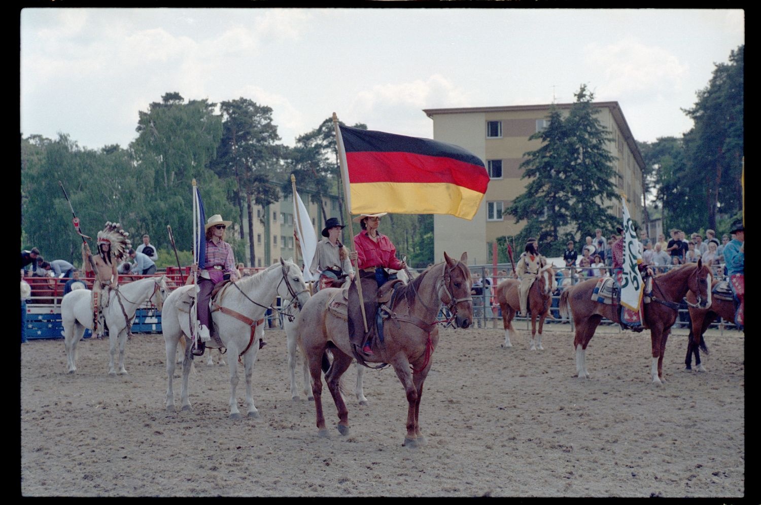 Fotografie: Rodeo/West Fest 92 auf dem Festplatz Deutsch-Amerikanisches Volksfest in Berlin-Dahlem