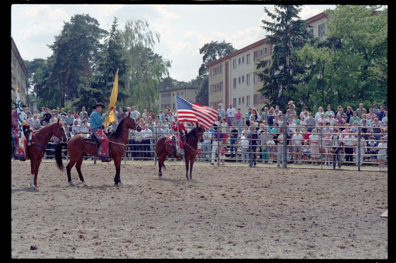 Fotografie: Rodeo/West Fest 92 auf dem Festplatz Deutsch-Amerikanisches Volksfest in Berlin-Dahlem