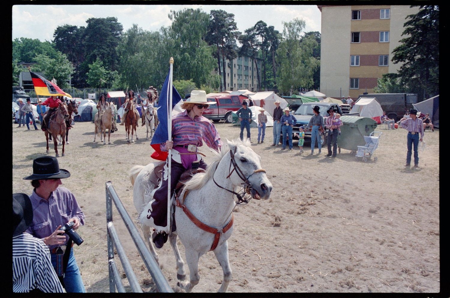 Fotografie: Rodeo/West Fest 92 auf dem Festplatz Deutsch-Amerikanisches Volksfest in Berlin-Dahlem