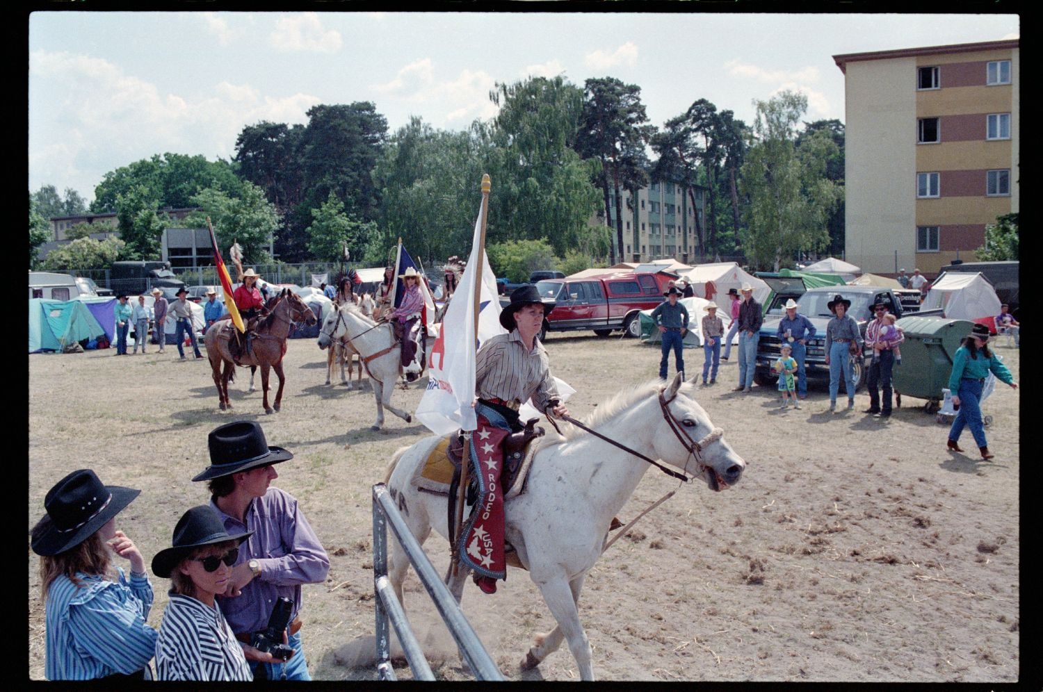 Fotografie: Rodeo/West Fest 92 auf dem Festplatz Deutsch-Amerikanisches Volksfest in Berlin-Dahlem