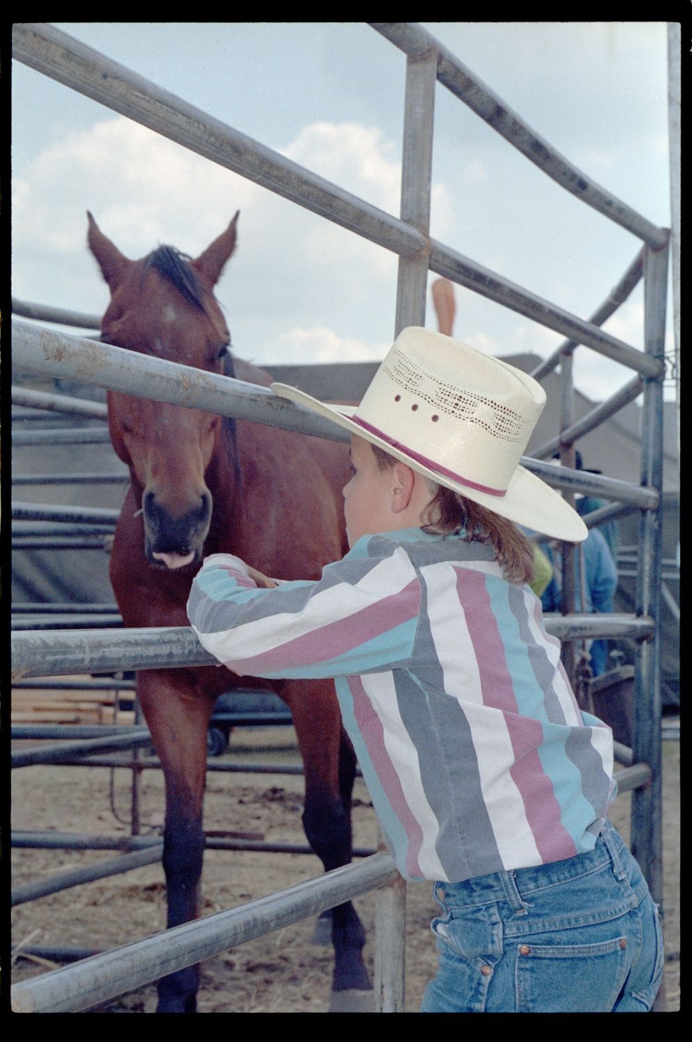 Fotografie: Rodeo/West Fest 92 auf dem Festplatz Deutsch-Amerikanisches Volksfest in Berlin-Dahlem