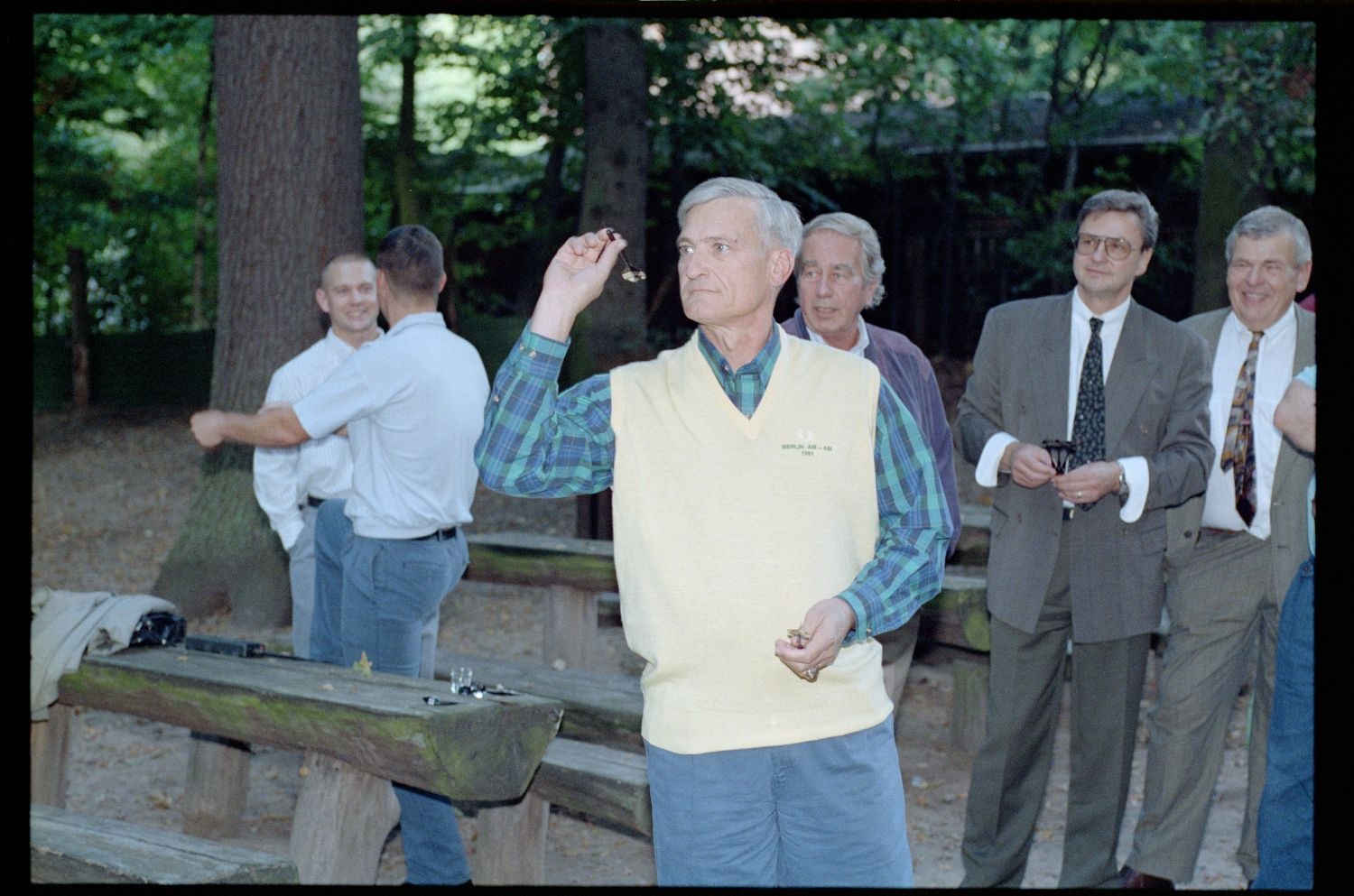 Fotografie: Darts-Turnier von Angehörigen der U.S. Army Berlin Brigade in Berlin-Zehlendorf