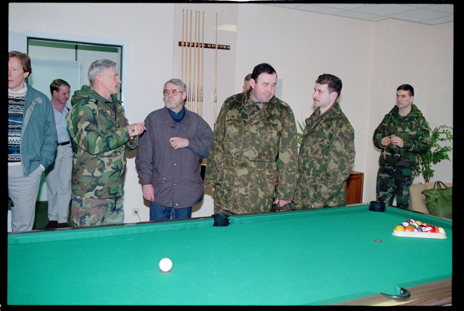 Fotografie: Besuch von Offizieren der russischen Berlin Brigade in den McNair Barracks in Berlin-Lichterfelde