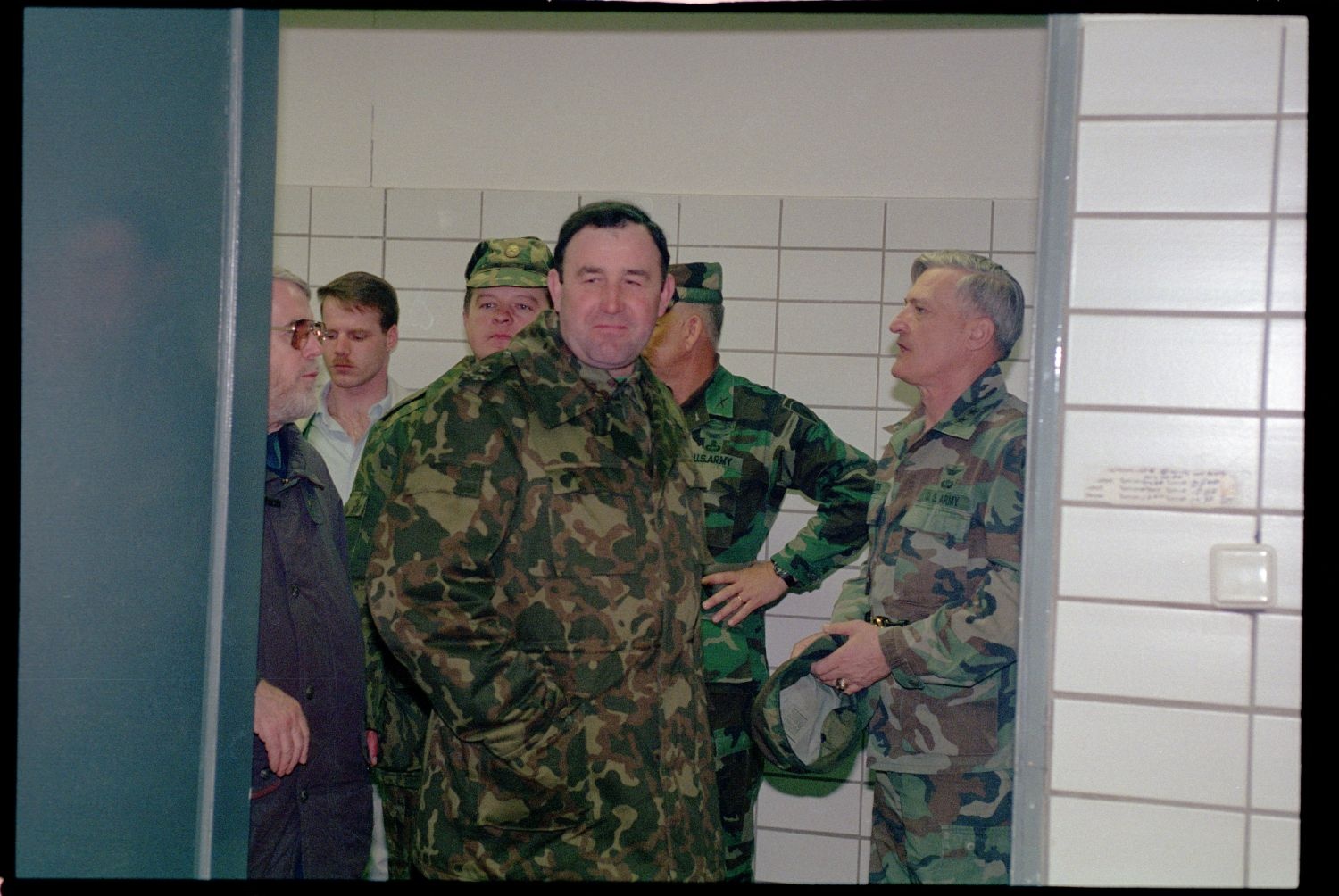 Fotografie: Besuch von Offizieren der russischen Berlin Brigade in den McNair Barracks in Berlin-Lichterfelde