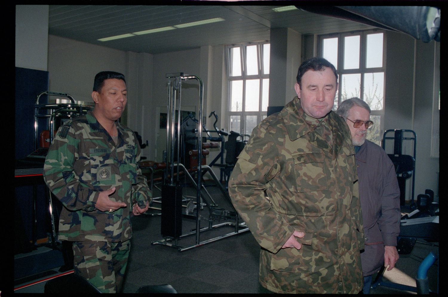 Fotografie: Besuch von Offizieren der russischen Berlin Brigade in den McNair Barracks in Berlin-Lichterfelde