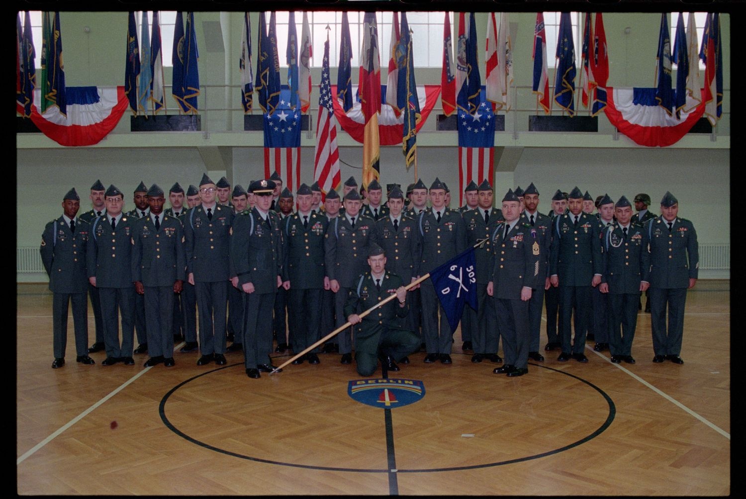 Fotografie: Außerdienststellung der D Company, 6th Battalion, 502nd Infantry Regiment der U.S Army Berlin in Berlin-Lichterfelde