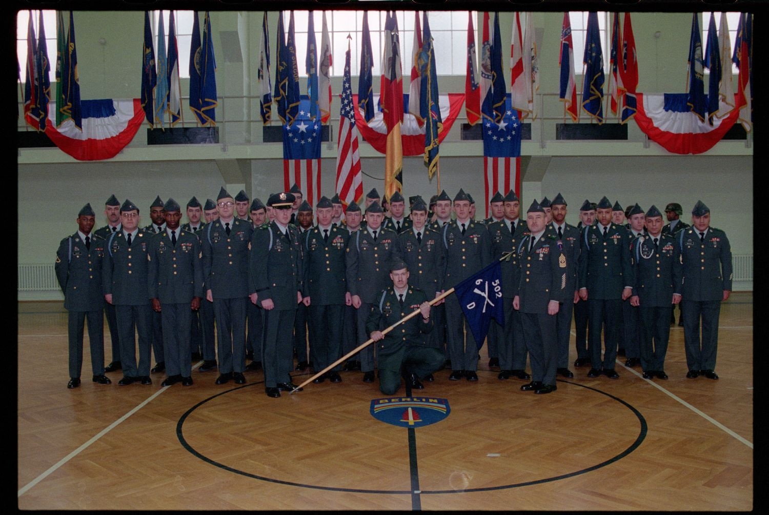 Fotografie: Außerdienststellung der D Company, 6th Battalion, 502nd Infantry Regiment der U.S Army Berlin in Berlin-Lichterfelde