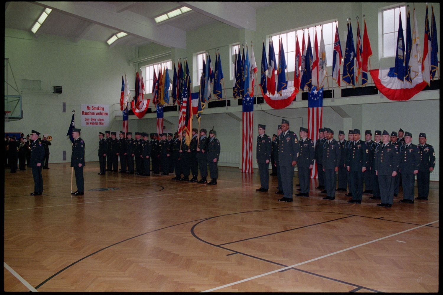 Fotografie: Außerdienststellung der D Company, 6th Battalion, 502nd Infantry Regiment der U.S Army Berlin in Berlin-Lichterfelde