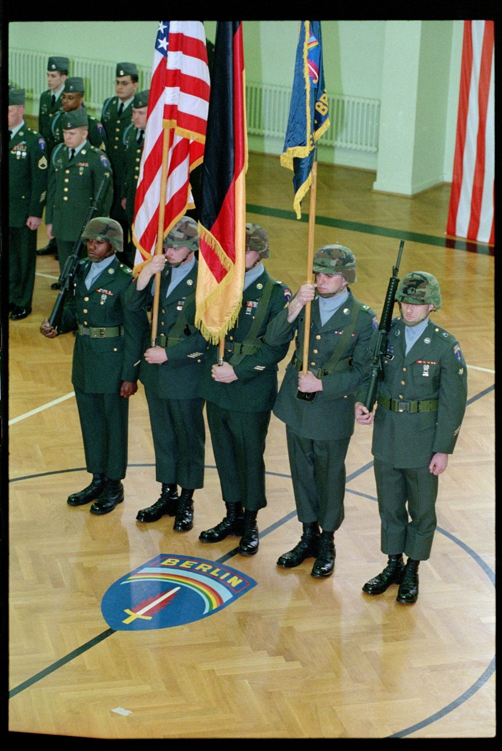 Fotografie: Außerdienststellung der D Company, 6th Battalion, 502nd Infantry Regiment der U.S Army Berlin in Berlin-Lichterfelde