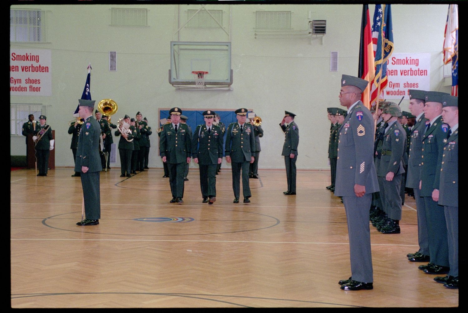 Fotografie: Außerdienststellung der D Company, 6th Battalion, 502nd Infantry Regiment der U.S Army Berlin in Berlin-Lichterfelde