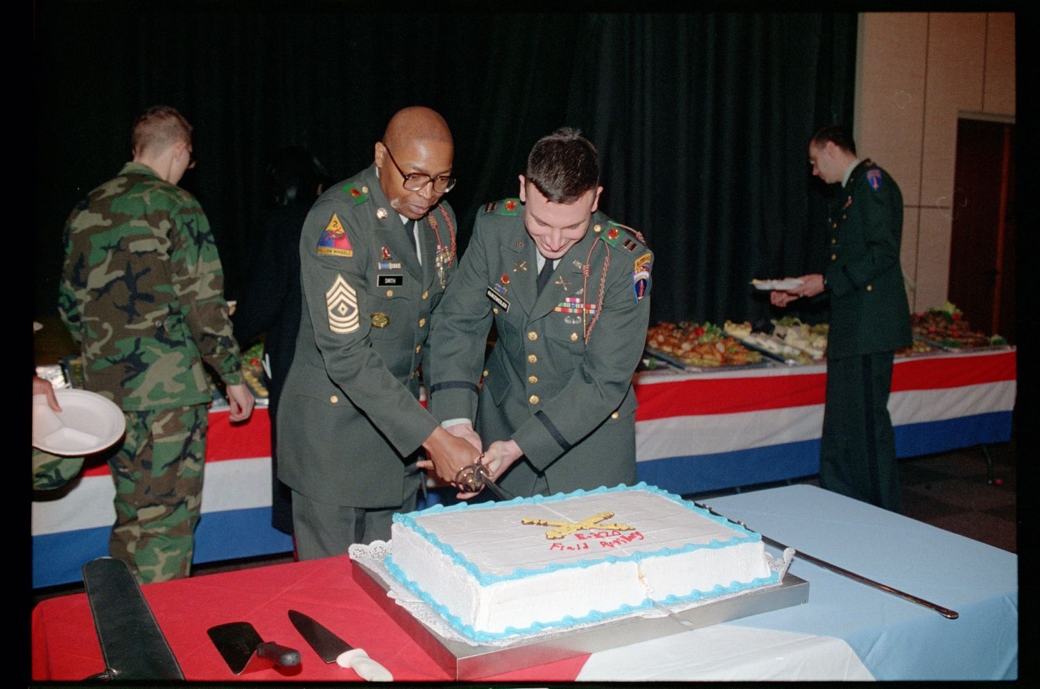 Fotografie: Außerdienststellung der E Battery, 320th Field Artillery der U.S. Army Berlin in Berlin-Lichterfelde