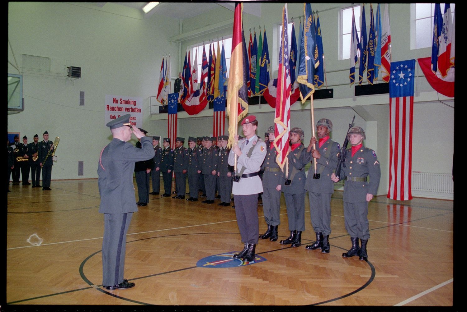 Fotografie: Außerdienststellung der E Battery, 320th Field Artillery der U.S. Army Berlin in Berlin-Lichterfelde