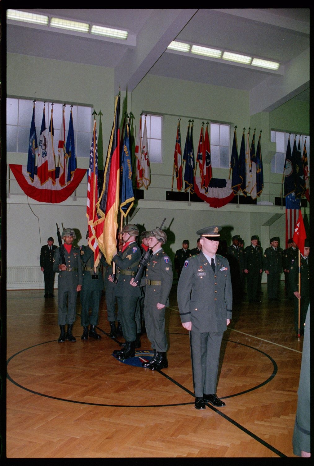 Fotografie: Außerdienststellung der 42nd Engineer Company der U.S. Army Berlin in Berlin-Lichterfelde