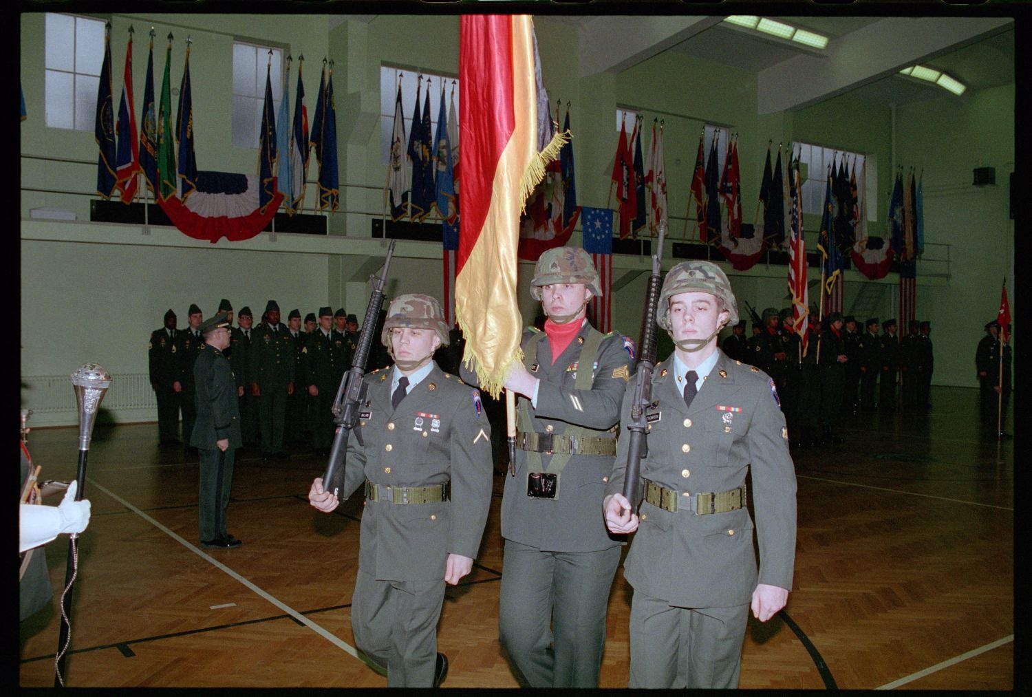 Fotografie: Außerdienststellung der 42nd Engineer Company der U.S. Army Berlin in Berlin-Lichterfelde