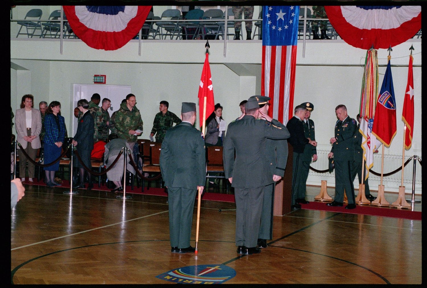 Fotografie: Außerdienststellung der 42nd Engineer Company der U.S. Army Berlin in Berlin-Lichterfelde