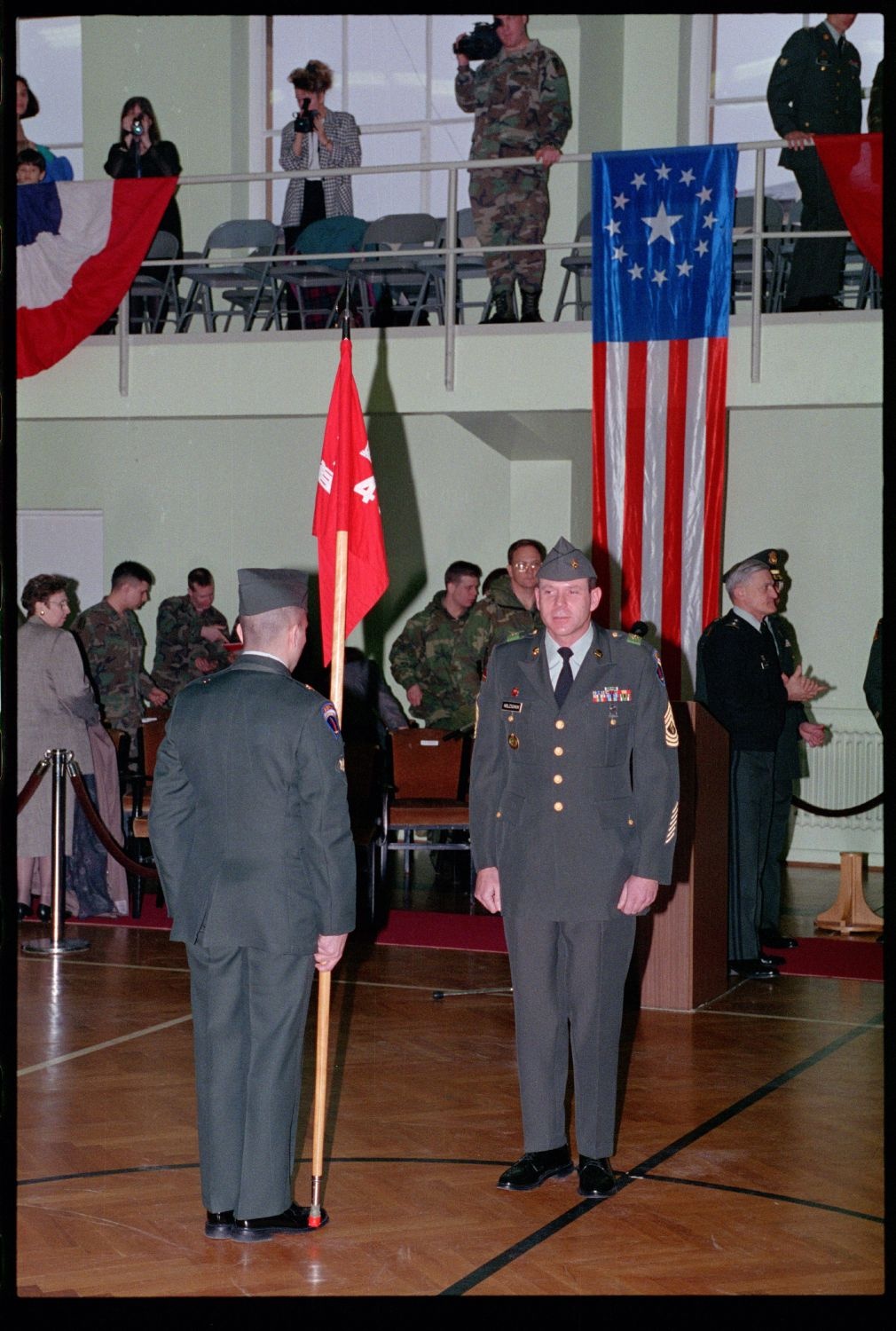 Fotografie: Außerdienststellung der 42nd Engineer Company der U.S. Army Berlin in Berlin-Lichterfelde