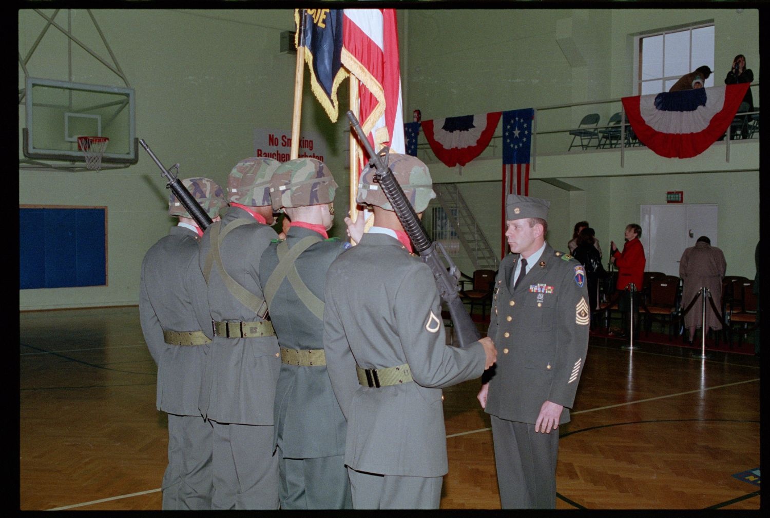 Fotografie: Außerdienststellung der 42nd Engineer Company der U.S. Army Berlin in Berlin-Lichterfelde