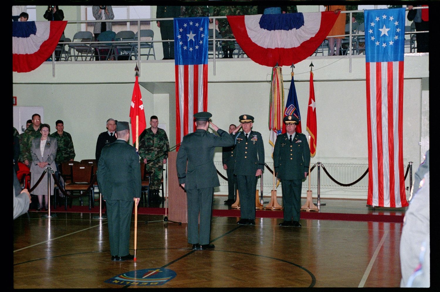 Fotografie: Außerdienststellung der 42nd Engineer Company der U.S. Army Berlin in Berlin-Lichterfelde