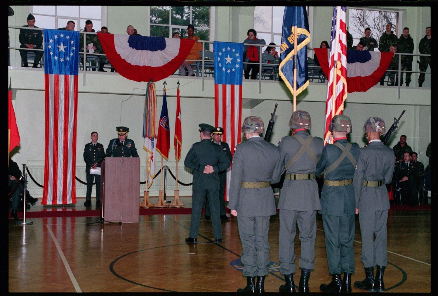 Fotografie: Außerdienststellung der 42nd Engineer Company der U.S. Army Berlin in Berlin-Lichterfelde