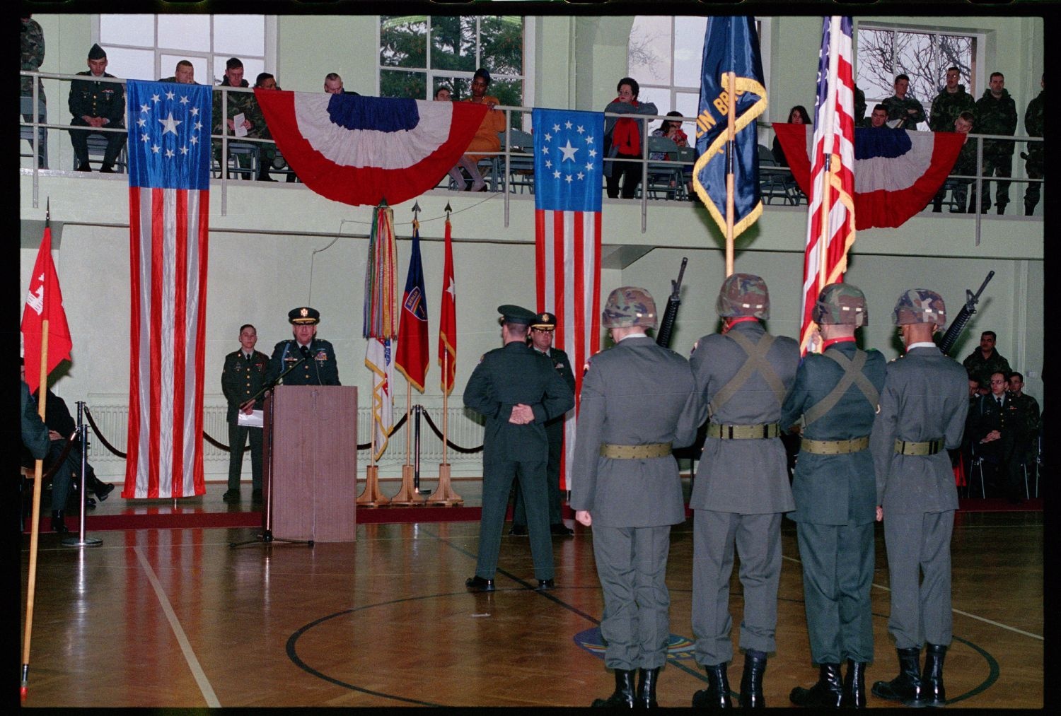 Fotografie: Außerdienststellung der 42nd Engineer Company der U.S. Army Berlin in Berlin-Lichterfelde