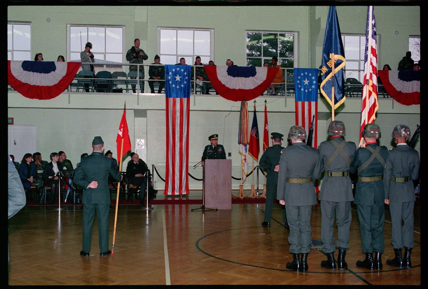 Fotografie: Außerdienststellung der 42nd Engineer Company der U.S. Army Berlin in Berlin-Lichterfelde