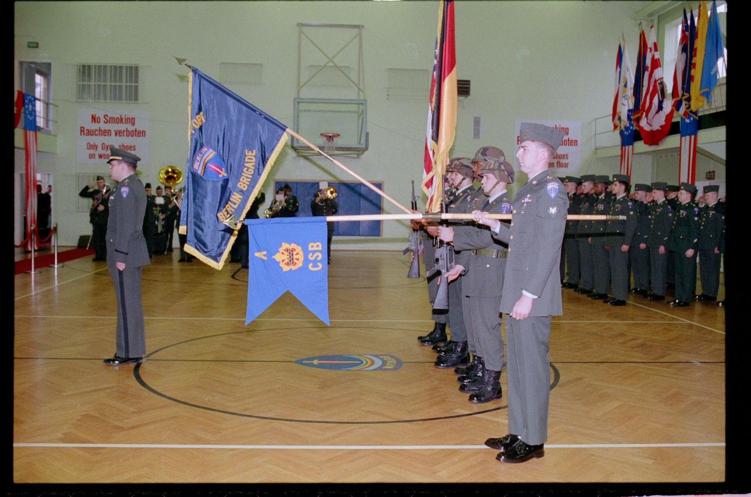 Fotografie: Außerdienststellung der A Company, Combat Support Battalion der U.S. Army Berlin in Berlin-Lichterfelde