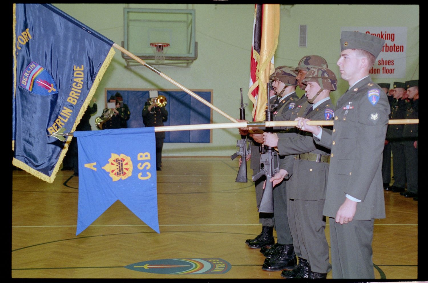 Fotografie: Außerdienststellung der A Company, Combat Support Battalion der U.S. Army Berlin in Berlin-Lichterfelde