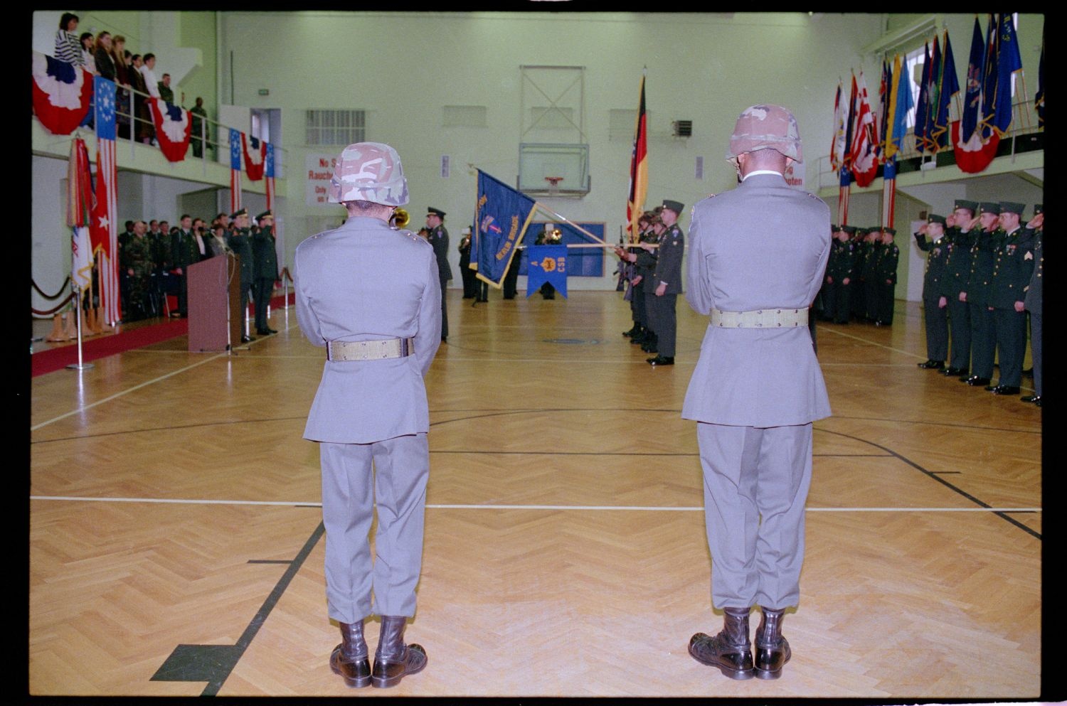 Fotografie: Außerdienststellung der A Company, Combat Support Battalion der U.S. Army Berlin in Berlin-Lichterfelde