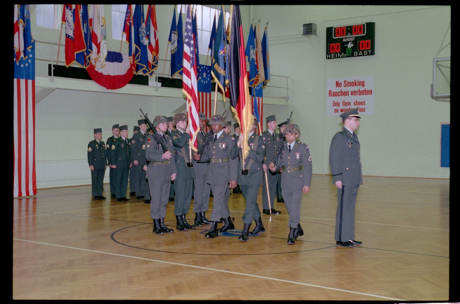 Fotografie: Außerdienststellung der A Company, Combat Support Battalion der U.S. Army Berlin in Berlin-Lichterfelde