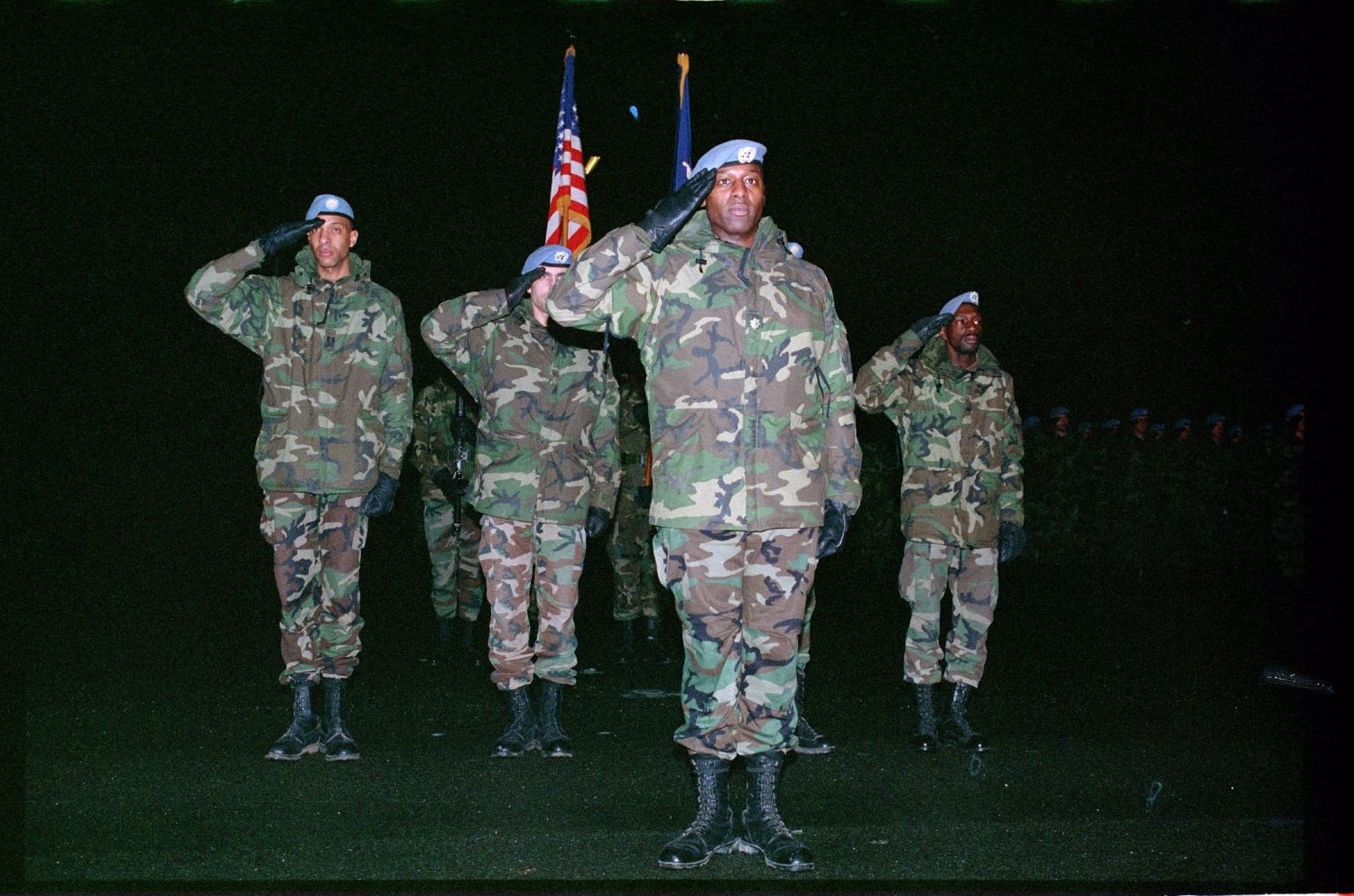 Fotografie: Begrüßung der Task Force 6-502nd nach ihrer Rückkehr aus Mazedonien in Berlin-Lichterfelde